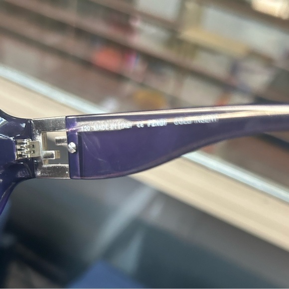 Vintage Fendi purple ombré women's sunglasses with Fendi logo - Picture 5 of 6